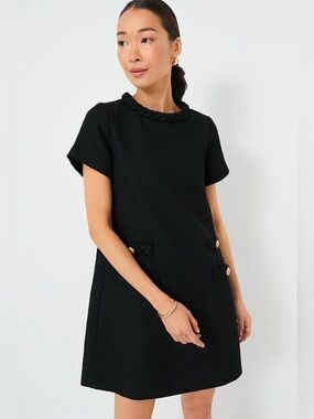 Tuckernuck Black Tweed Jackie Dress - size medium